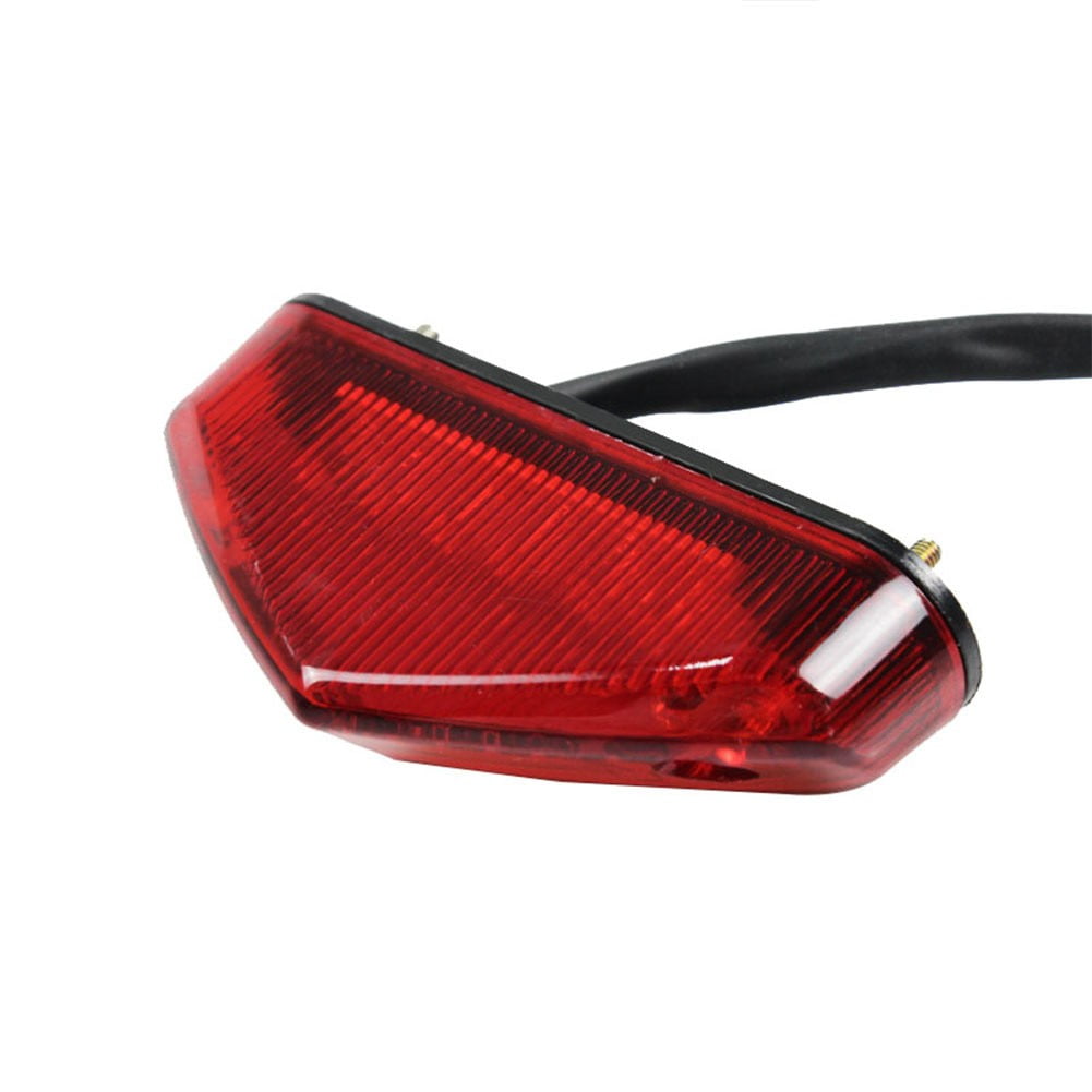 Round Reflector Amber LED Tail Brake Stop Light For 3rd Toyota ATV RV Motorcycle