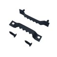 thumbnail image 1 of EesTeck Paquete de 100 colgadores pequeños de dientes de sierra para cuadros, de acero, para marcos de cuadros, con tornillos, soluciones para colgar cuadros, relojes, obras de arte, marcos de fotos,, 1 of 5