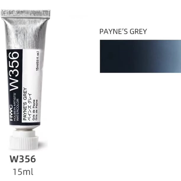 Holbein Acuarelas Profesionales para Artistas, Tubo de 15ml, Ideal para Pintores, Aficionados, Principiantes y Estudiantes, A-W356