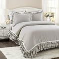 thumbnail image 4 of Lush Decor Ella Shabby Chic Ruffle Lace 3Pc Cmfrtr, 4 of 7