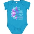 thumbnail image 3 of Inktastic Suicide Prevention Awareness Purple Teal Sunflower Ribbon Boys or Girls Baby Bodysuit, 3 of 5