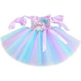 thumbnail image 6 of LED Light Up Little Mermaid Princess Tutu Dress for Halloween Birthday Party Gifts, 6 of 7