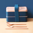 thumbnail image 1 of SMihono Kitchen Organizers and Storage Double Layer Portable Lunch Box, Separated Lunch Box, Microwaveable Fresh-keeping Box Kitchen Gadgets Must Have 2023, 1 of 2