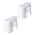 thumbnail image 1 of LOVEVER 2Pcs Home Anti skid Toilet Footstools Bathroom Plastic Toilet Stepping Stools, 1 of 8