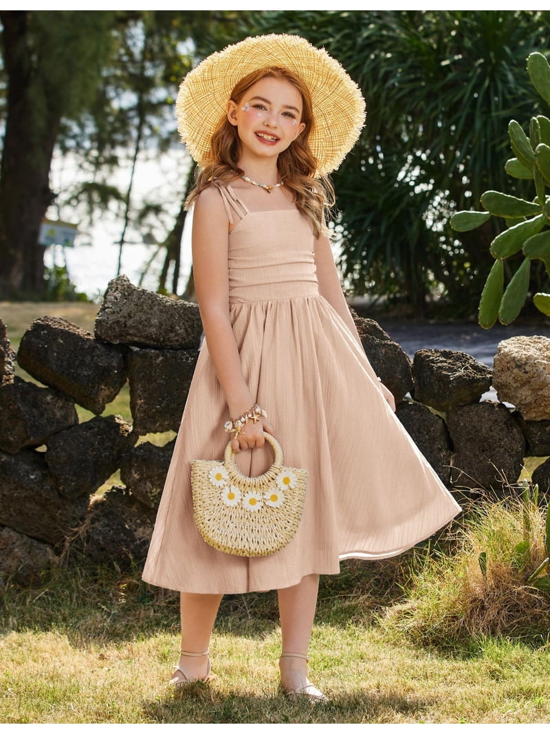 teen boho dress Girls Off-shoulder Boho Dress: White Beach Flower Girl Dress. Girls Rustic Dress, Easter Dress