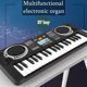 thumbnail image 2 of Niños Piano eléctrico órgano 37 teclas música teclado electrónico Piano juguetes para niños sin micrófono Navidad cumpleaños niña regalo Gao Jinjia LED, 2 of 2