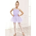 thumbnail image 6 of Stelle Camisole Ballet Leotard Tutu Sleeveless Skirted Classic Ballerina Dance Dresses Outfit for Girls,Lavender,3-4T, 6 of 9