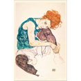 thumbnail image 2 of Art.com Painter's Wife, Seated Stretched Canvas Print Wall Art by Egon Schiele, 16" x 24", 2 of 4