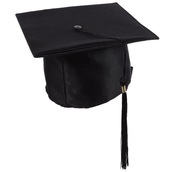 LEORX Graduation Hats Decoration Black Cardboard for Graduation Ceremony 1Pcs