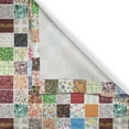 thumbnail image 5 of Ambesonne Colorful Grommet Curtain, Patchwork Retro Style, 50" x 108", Multicolor, 5 of 6