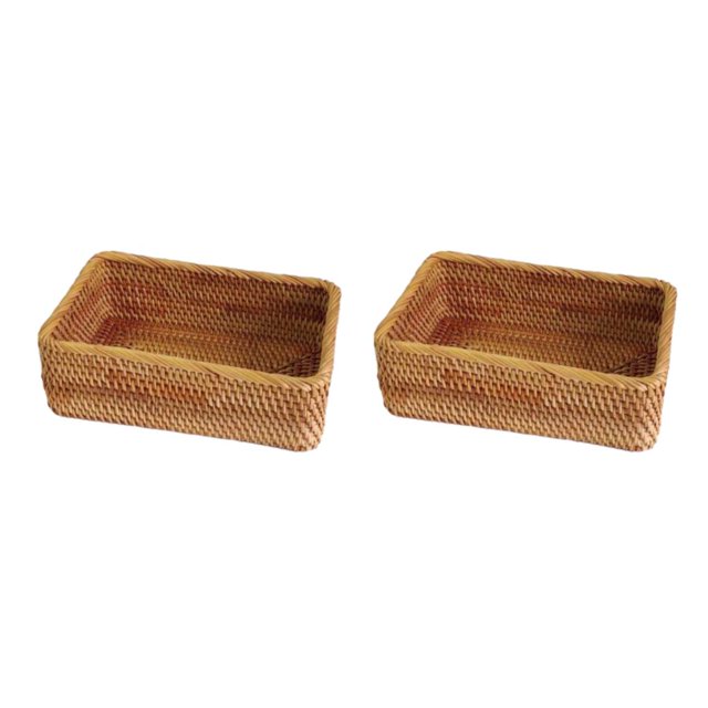 Moyic Cesta tradicional vietnamita de ratán para una fácil organización Los métodos tradicionales hechos a mano proporcionan una duradera Type1 NO1