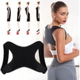 thumbnail image 2 of Shoulder Brace, Adjustable Back Fracture Support Back Clavicle Spine Shoulder Correction Brace Belt (Color : Black), 2 of 6