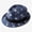 Blue, variant on Coconut Print Straw Hat for Men, Summer Beach Sun Protection Cap with Brim, Breathable Lightweight British Style Jazz Hat for Daily Commute Seaside Vacation, Multiple Colors