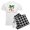 With Checker Pant, variant on CafePress - Tropical Christmas Men's Light Pajamas - Men's Light Loose Fit Cotton Pajama Set