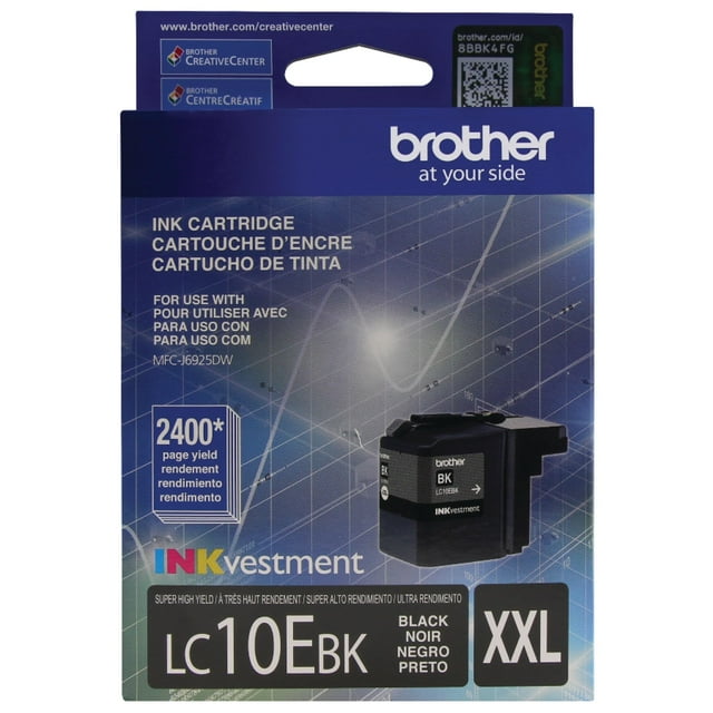Cartucho de tinta Brother LC10EBK Super High Yield negro