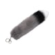 thumbnail image 3 of Llavero con cola de peluche, adorno colgante de piel artificial para coche, juguete colgante Gris, 3 of 9