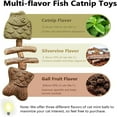 thumbnail image 3 of Fix Your Cat’s Dental Health, Dental Chew Toy, Creative Fish Bone Cat Toy, Wooden Catnip Teeth Cleaning Stick, Interactive Toys for Cats(3PCS-A), 3 of 7