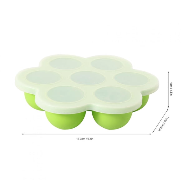 Molde de silicona Jadeshay para bocados de huevo 7 orificios