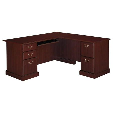 UPC: 0042976514525 | Bush Furniture Saratoga L Shaped Computer Desk