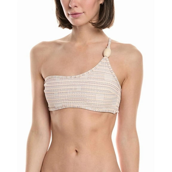 Devon Windsor womens  Nyra Bikini Top, l, Pink