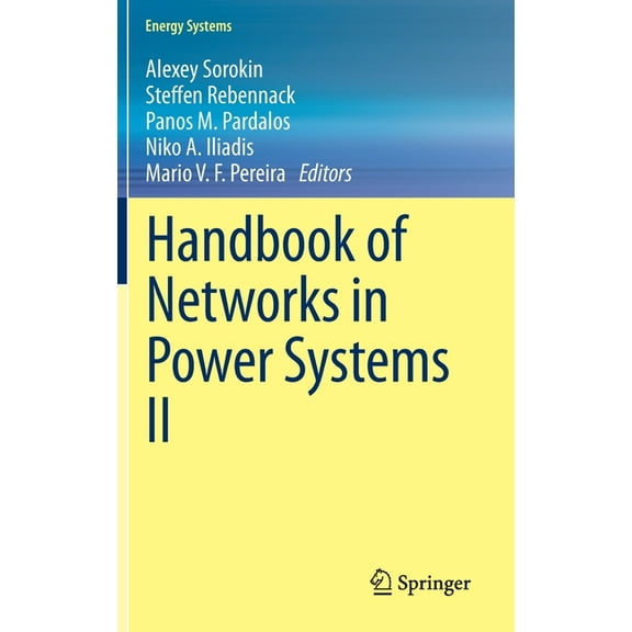 Energy Systems Handbook of Networks in Power Systems II, Book 0, (Paperback)