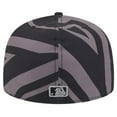 thumbnail image 4 of Men's New Era Black Los Angeles Angels Logo Fracture 59FIFTY Fitted Hat, 4 of 5