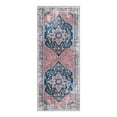 thumbnail image 2 of Unique Loom Yara Collection Area Rug - Aramis (2' x 5' Runner Navy Blue/Beige), 2 of 6