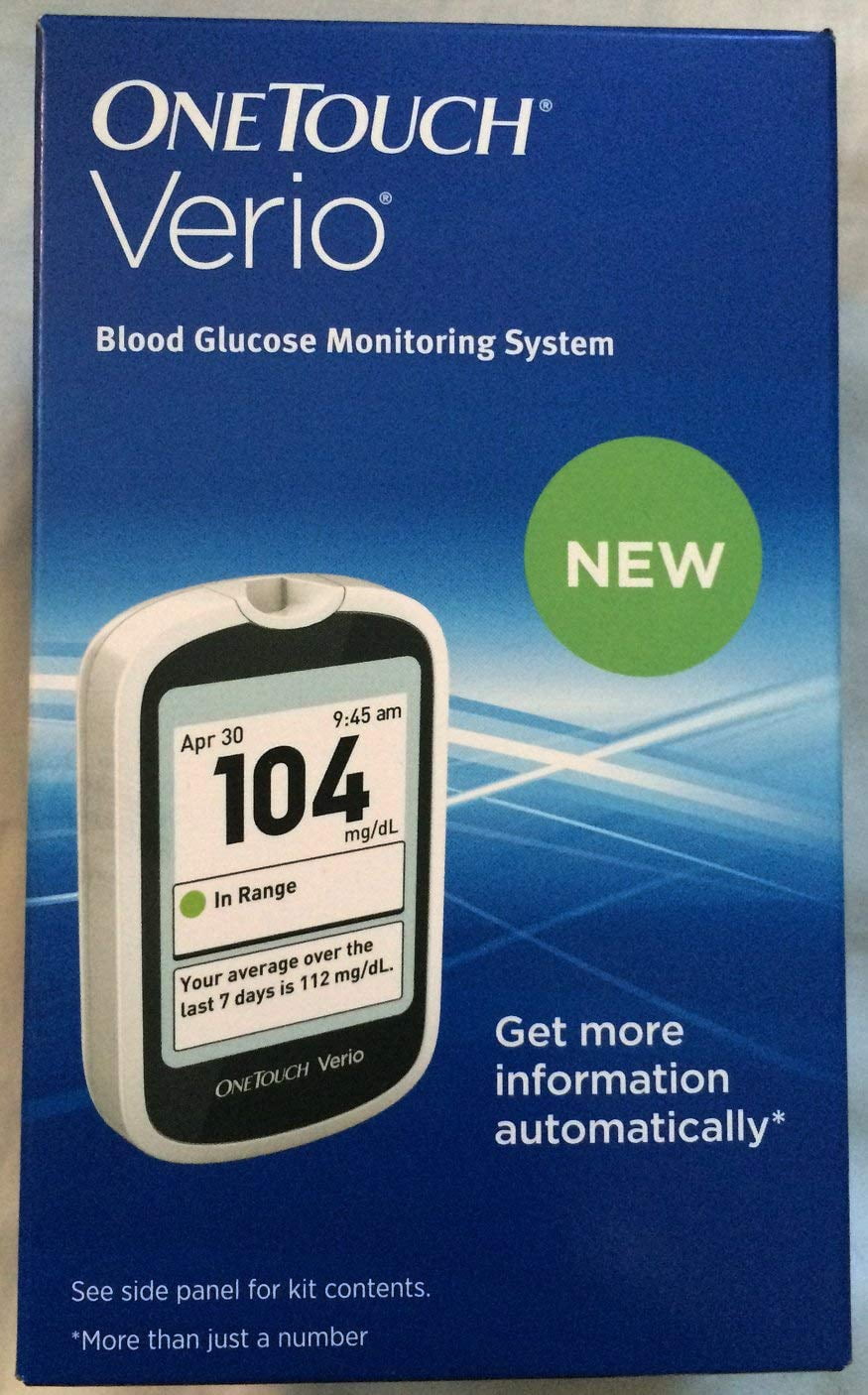 Verio Blood Glucose Monitoring System 1 count each Walmart