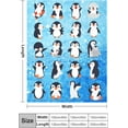 thumbnail image 3 of Cute Penguin Blanket Soft Warm Cozy Flannel Fleece Throw Blankets for Kids Adults Baby Bedding Gifts 60"X50", 3 of 6