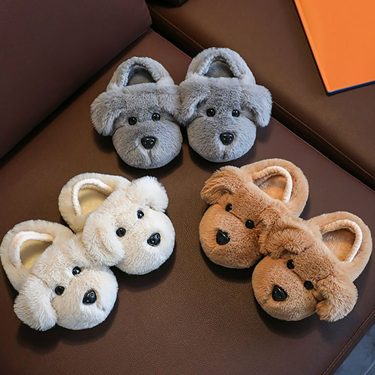 Toddler Slippers Kids Animal Slippers Warm Soft Comfortable Custom