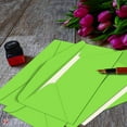 thumbnail image 5 of Neon Green #10 Business Color Mailing Envelopes | 4 1/8 X 9 ½ inches | 24lb Bond Bright Color Paper (90 GSM) | 50 Envelopes Per Pack, 5 of 6