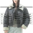 thumbnail image 4 of Oksale Cropped Puffer Jackets for Women Casual Lapel Quilted Outerwear Comfort Long Sleeve Overcoats for Winter 2025 Black XXL, 4 of 8