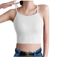 thumbnail image 5 of QUNYINEY Casual Womens Tank Top Sleeveless Camisole Square Neck Solid Tops Loose Summer with Built in Bra Tank Tops, 5 of 6