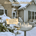 thumbnail image 3 of Stronger Power 60W Bird Bath Heater, Birdbath Deicer with Thermostatically Controlled & Auto Shut US Plug, 3 of 9
