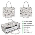 thumbnail image 2 of Large Capacity Tote Bag,Cute Cartoon Dog Handbag Fashion Luxury Tote Bag,15.7"x13"x 5.1" Inches,Laptop Compatible, 2 of 6