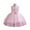 Light pink, variant on Girls Sleeveless Tulle Sequin Bow Party Dress Elegant Princess Birthday Wedding Formal Gown Children’s Special Occasion Wear