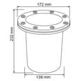 thumbnail image 5 of Lámpara de Piso Empotrable TECNOLITE 90 W Negro, 5 of 5