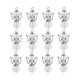 thumbnail image 1 of Piezas Hechas Vintage Pta ángel Colgantes de Hadas de Cristal Hecho Ajuste Pendientes Joyería claro, 1 of 9