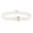 White, variant on Cinturones Para Mujer Women Invisible Belt Elastic Stretch Waist Belt With Flat Buckle Brown Leather Belt Women (Bronze,One Size)