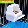 thumbnail image 3 of Comedero para pájaros DQITJ, jaula que no ensucia, para colgar comida y agua, 2 unidades, 3 of 6