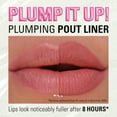 thumbnail image 4 of Revolution Pout Bomb Plumping Lip Liner, Long-Lasting with Hyaluronic Acid, Chauffeur Nude, 4 of 5