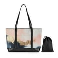 thumbnail image 7 of FORMRS Canvas Laptop Tote Bag for Women with 15.6" Computer Compartments Shoulder Handbag, Abstract Landscape, 7 of 7