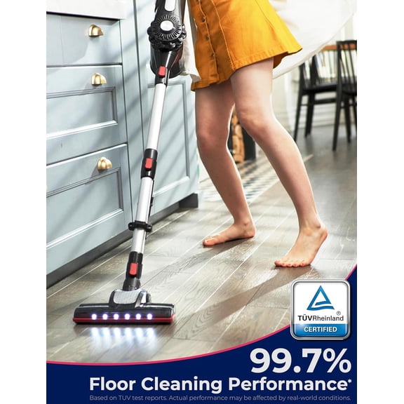 Cordless Stick Vacuum Cleaner, Lightweight 2-in-1 Handheld with Powerful Suction, Rechargeable Battery, Bagless HEPA Filter & Self-Standing Design – Ideal for Floors, Cars & Home Cleaning