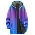 thumbnail image 4 of Womens Zip Up Long Hoodie Jacket Lightweight Tunic Sweatshirt Open Front Cardigan, 4 of 5