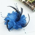 thumbnail image 4 of Sophisticated Feathered Flower Hairpin Fashion Hair Ornament Hair Accesories for Enhancing Wedding and Party Outfits, 4 of 9