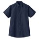 thumbnail image 4 of Men's Spring Summer Casual Solid Color Cotton Loose Lapel Short Sleeve Men's Shirt Men's Tops M, 4 of 4