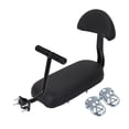 thumbnail image 3 of Asiento de bicicleta con respaldo Respaldo de bicicleta Cojín grueso para asiento de bicicleta Cojín trasero de bicicleta negro, 3 of 8