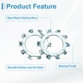 thumbnail image 3 of 10Pcs SAE 5/8" Zinc-Plated Carbon Steel External Tooth Lock Washer, 3 of 6