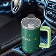 thumbnail image 5 of 30oz Holiday Tumbler with Handle and Straw, Reindeer Stainless Steel Insulated Cup Gifts for Women Men, 5 of 5