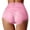 Pink, variant on Clearance Cqxid525 Women's Panties New High Waist Underwear Women's Thin Hollow Lace Ladies Panties Pure Cotton Crotch Large Size Belly Briefs Blue